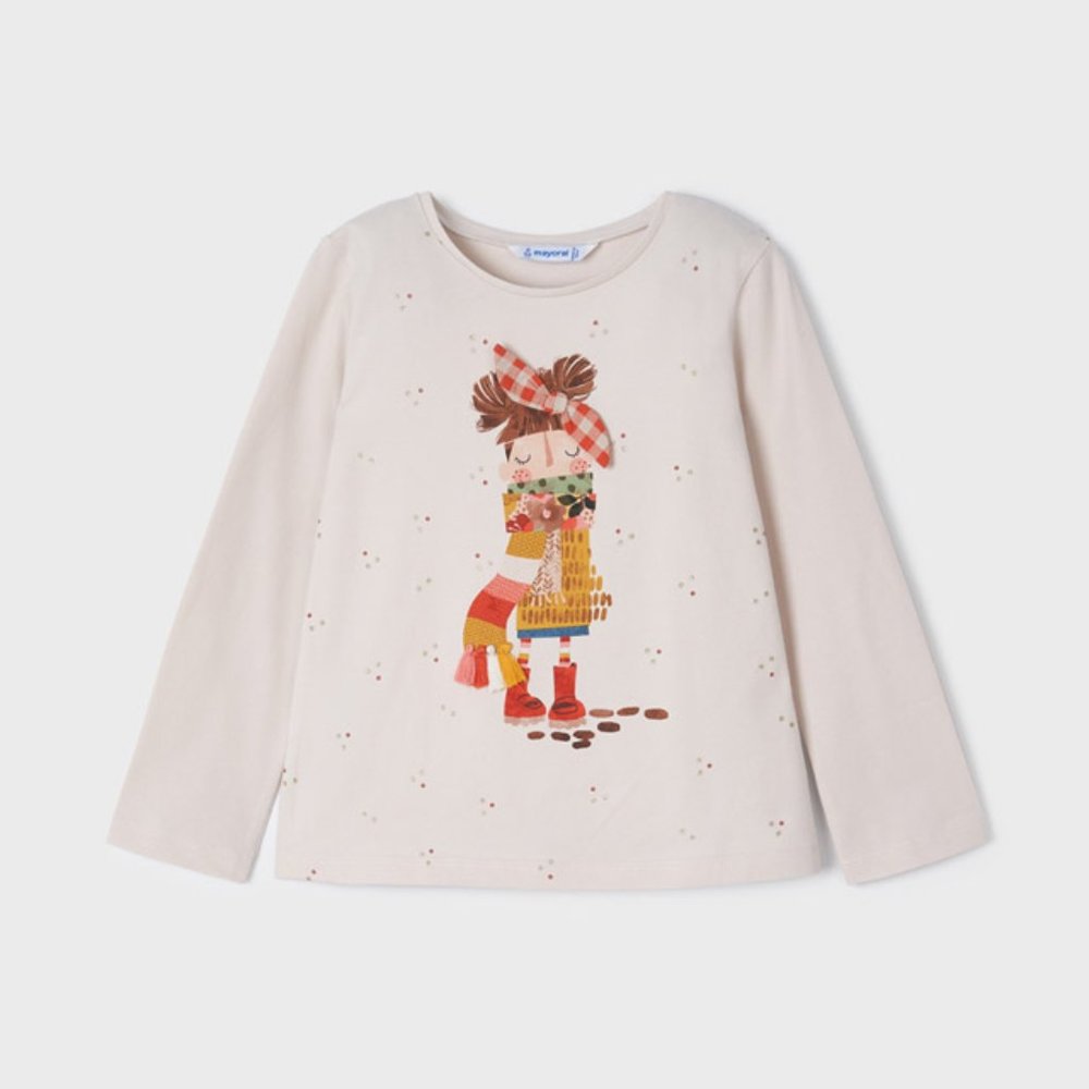 Mayoral Long Sleeve Girls Top NWT